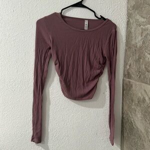 Alo Yoga long sleeve crop top Size Small